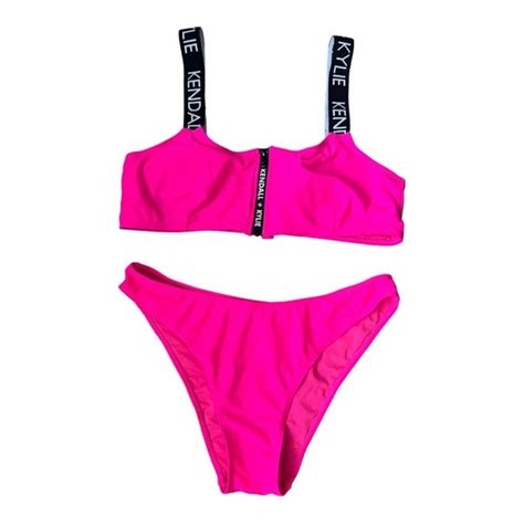 Kendall Kylie Swim Kendall Kylie Hot Pink Bikini Set Nwt Poshmark