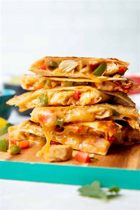 Fool Proof Cheesy Chicken Quesadilla Wholefully