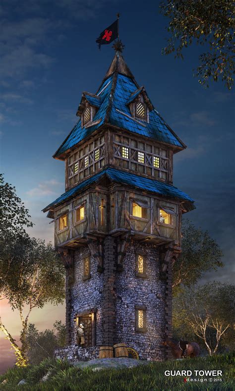 Guard Tower Epic Medieval By Zernan Suarez At