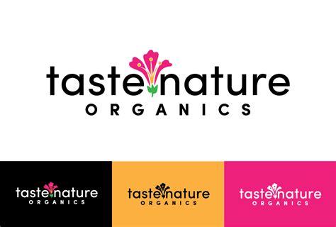 Taste Nature Organics Logo Design on Behance