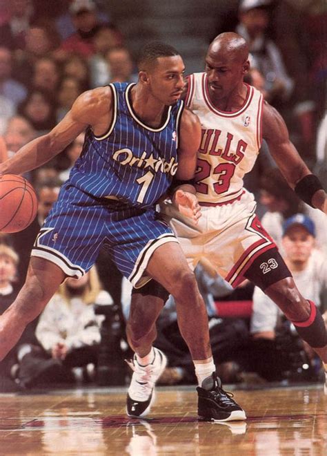 Michael Jordan Guarding Penny Hardaway His Airness Pinterest