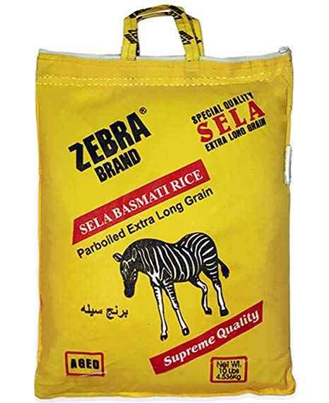 Buy Zebra Sella Basmati Rice 10 Lbs India Grocers Quicklly