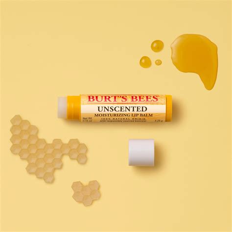 Burt S Bees Unscented Lip Balm 4 25 G Lepper Farmasiet No