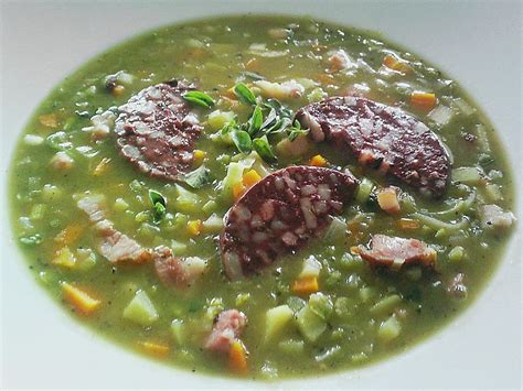 Erbsensuppe Mit Blutwurst Von Gonscher Chefkoch