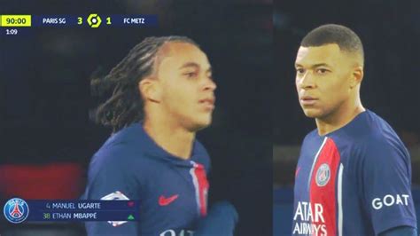 The Day When Ethan And Kylian Mbappe Play Together For Psg Ethan