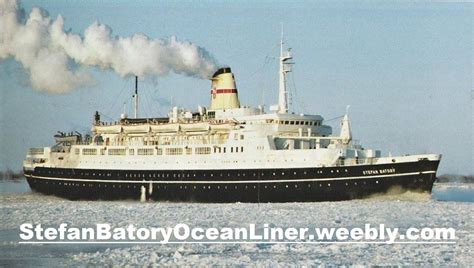 Tss Stefan Batory Ts S Stefan Batory Polish Ocean Liner