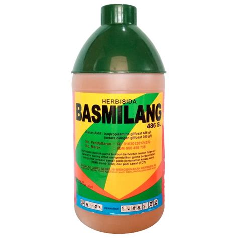 Jual Herbisida Basmilang 486 SL 1 Liter Obat Pembasmi Pembunuh Rumput