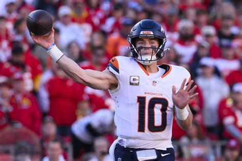 Broncos Qb Bo Nix Earns Nfls Rookie Of The Week Honors Denver