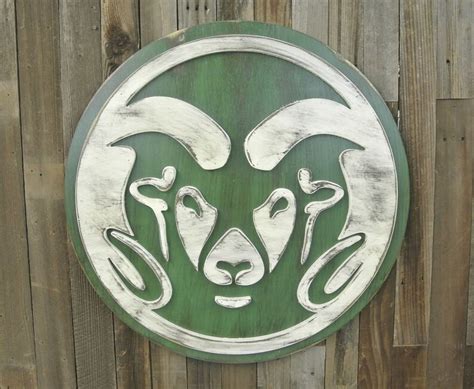 CSU Rams Logo, Distressed, Weathered, College Football, Man Cave ...