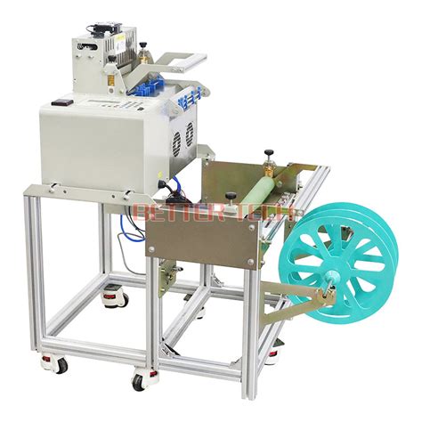 Automatic Hot And Cold Tape Cutter Nylon Ribbon Weaving Belt Cutting Machine Hot Knife Cutting