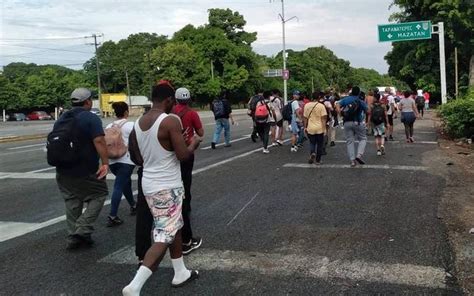 La Novena Caravana Migrante Del Mes Sale De Tapachula Chiapas El