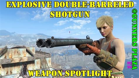 Fallout Weapon Spotlights Explosive Double Barreled Shotgun