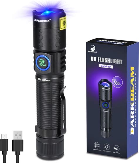 Darkbeam Uv Nm Flashlight Black Light Led Ultraviolet Flashlights