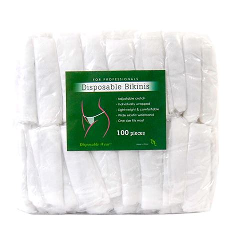Disposable Thong Bikini Panties Adjustable Drawstring Pack Spa