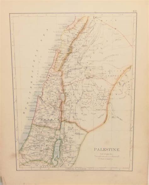 Antique Map Palestine 1905 | Antico Gallery