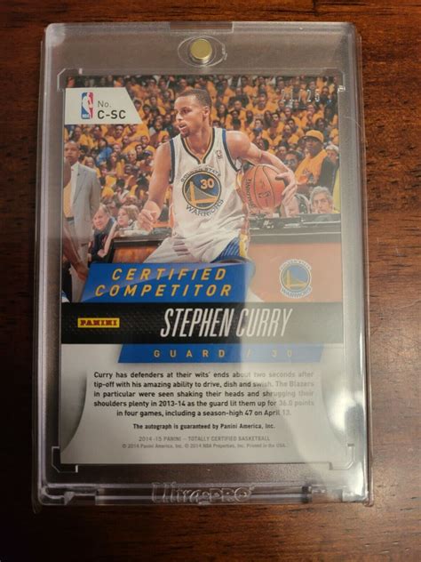 Panini Totally Certified Competitor Autographs Mirror C Sc