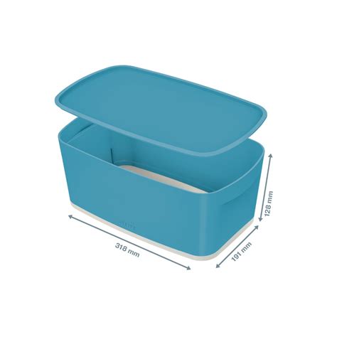 Leitz Mybox Cosy Klein Mit Deckel Aufbewahrungsbox Blau