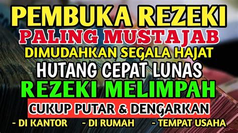 Dzikir Pagi Pembuka Pintu Rezeki Dimudahkan Segala Urusan Rezeki