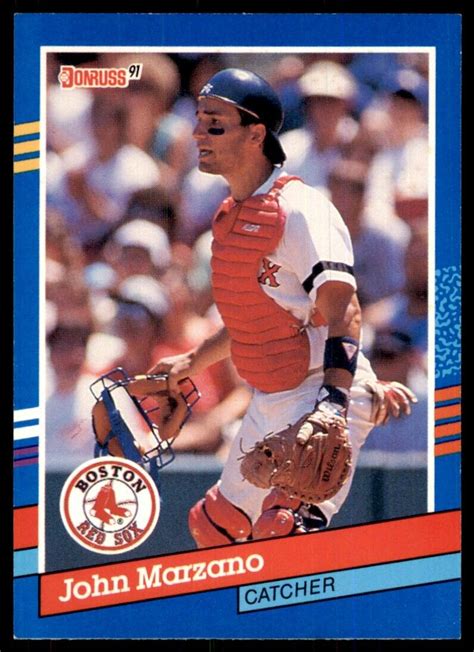 1991 Donruss Baseball Card John Marzano Boston Red Sox 346 EBay