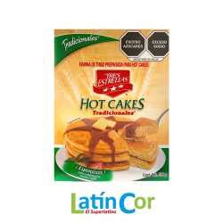 Harina Para Hot Cakes Tres Estrellas X G Latincor El Superlatino