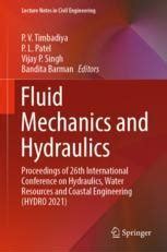 Fluid Mechanics And Hydraulics Proceedings Of 26th International