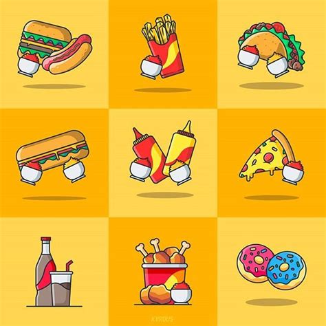 Pin on simple food illustration