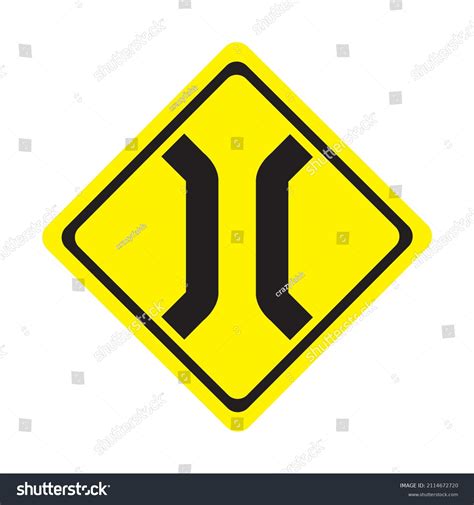 Narrow Bridge Traffic Sign Over 531 Royalty Free Licensable Stock Vectors And Vector Art