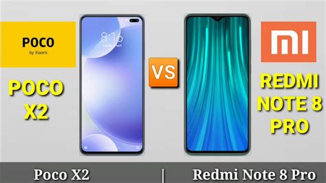 Poco X2 Vs Redmi Note 8 Pro Redmi Note 8 Pro Vs Poco X2 Youtube