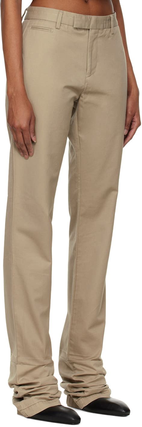 Hodakova Beige Four Pocket Trousers Hodakova