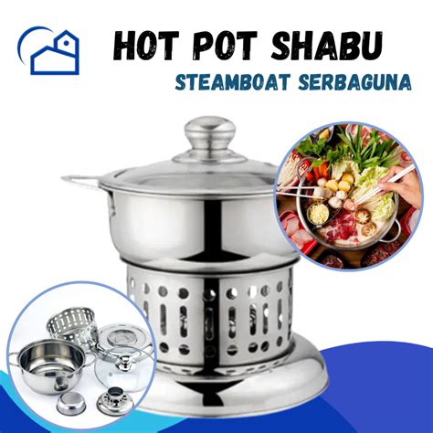 Jual Panci Hot Pot Shabu Shabu Steamboat Hot Pot Panci Shabu Sukiyaki Shopee Indonesia