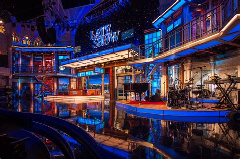 The Story Behind The Slick Set Design For The Late Show With Stephen