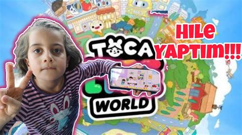 TOCA LİFE WORLD HİLE YAPTIM HERŞEY AÇIK keşfet elifsinemtv