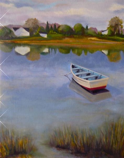 Rowboat paintings search result at PaintingValley.com