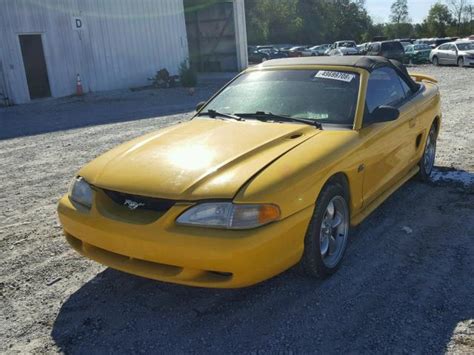 Canary Yellow 1994 Ford Mustang