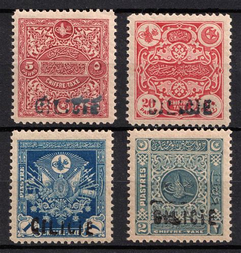 1919 Cilicia French And British Occupations Provisional Issue