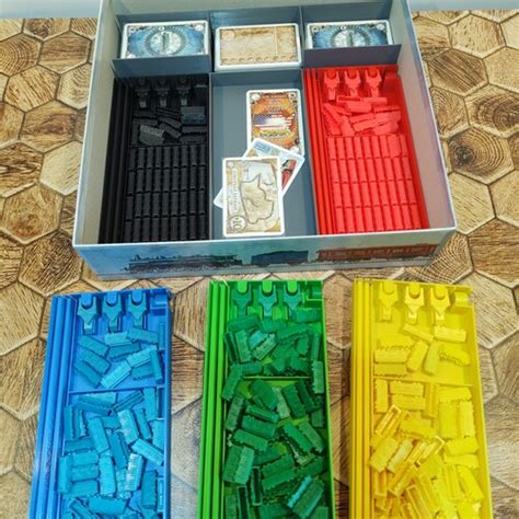 Modular Game Storage The Ticket To Ride Series Etsy