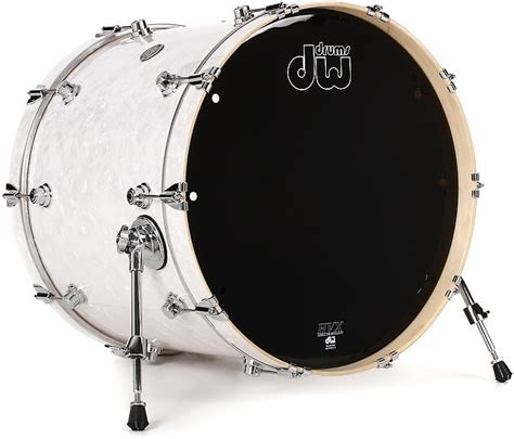 Dw Performance Series Bass Drum 18 X 22 Inch White Marine Reverb