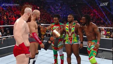 Wwe Roadblock Sheamus Con Cesaro Derrotan Al New Day Y Son Los Nuevos