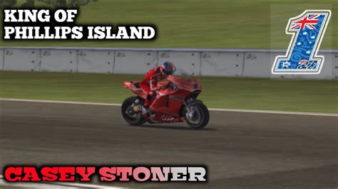 Casey Stoner King Of Phillip Islands Ducati Desmosedici Motogp