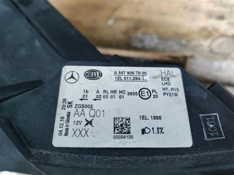 Mercedes-Benz Vito (W447) 14->> ajovalo oikea a4479067800 Automaalaamo ...
