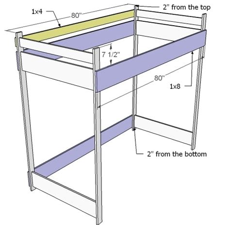 How To Build A Loft Bed Ana White