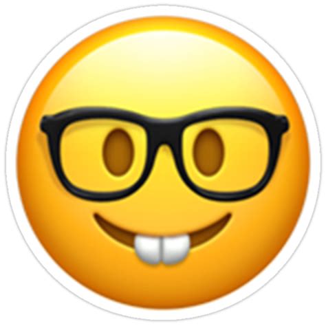 "Emoji Nerd" Stickers by emoji2 | Redbubble