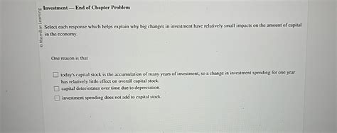 Solved Investment End Of Chapter ProblemSelect Each Chegg