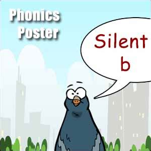 Silent b Words - FREE Printable Word Poster - Great for Spelling Practice