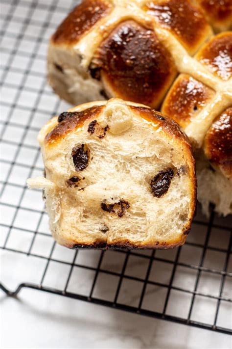 Sourdough Chocolate Chip Hot Cross Buns Home Grown Happiness
