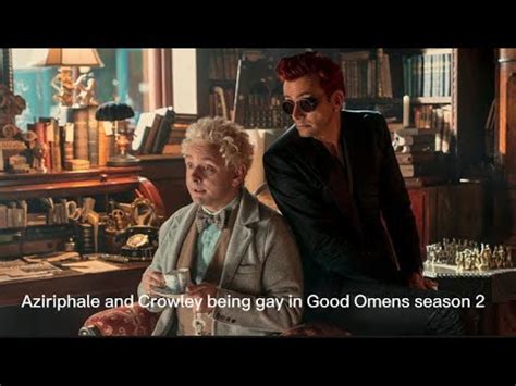 Aziriphale And Crowley Being Gay In Good Omens Season YouTube