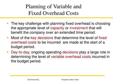 Ppt Flexible Budgets Variances And Management Controlii Powerpoint