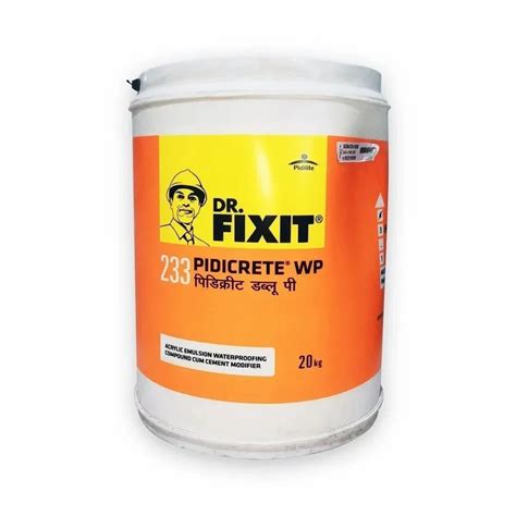 White Crystal Dr Fixit Pidicrete Wp Waterproofing Chemical