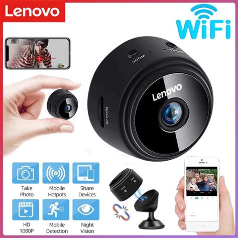 Lenovo A9 Mini WiFi Monitoramento Sem Fio Câmera 720P 1080P Monitor