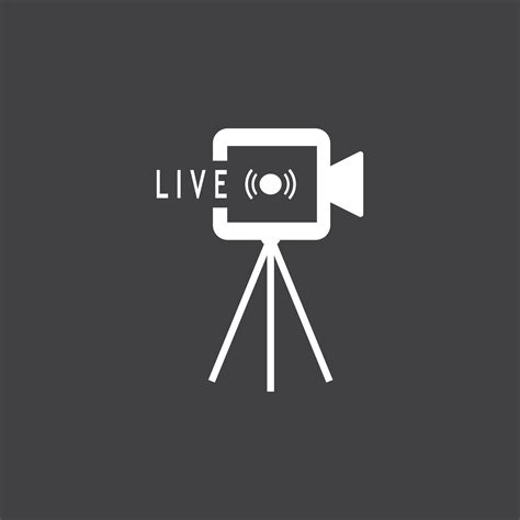 Live TV streaming logo vector template illustration 34200930 Vector Art